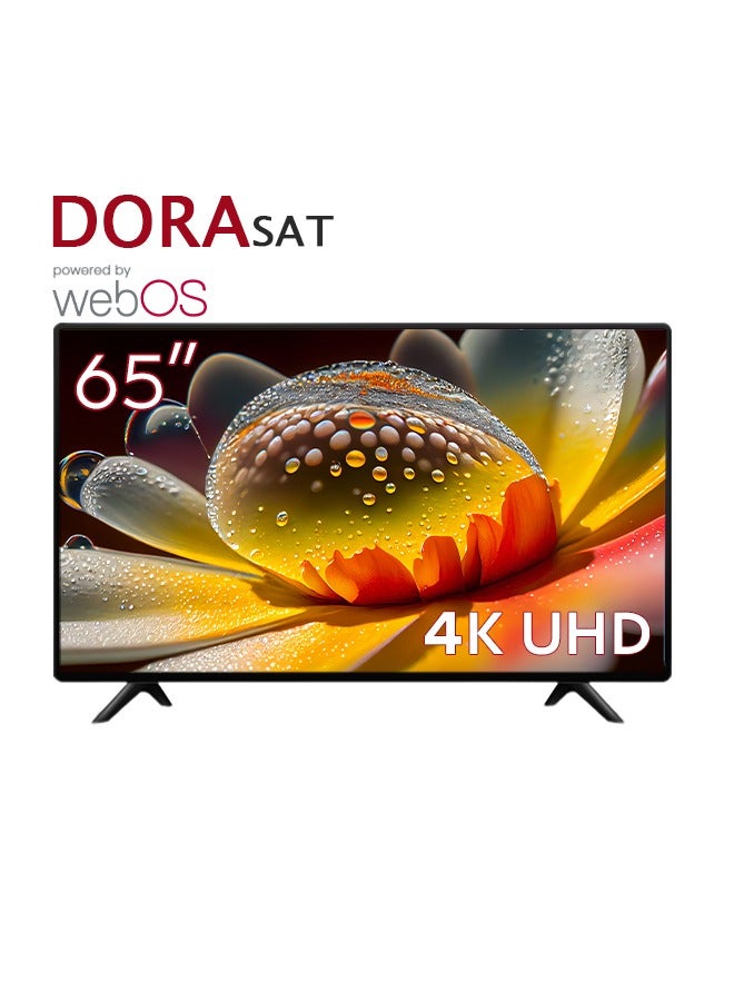 Dora Sat 65 inch Smart TV - with WebOS System - 4K UHD - Model DST65U - Image 1